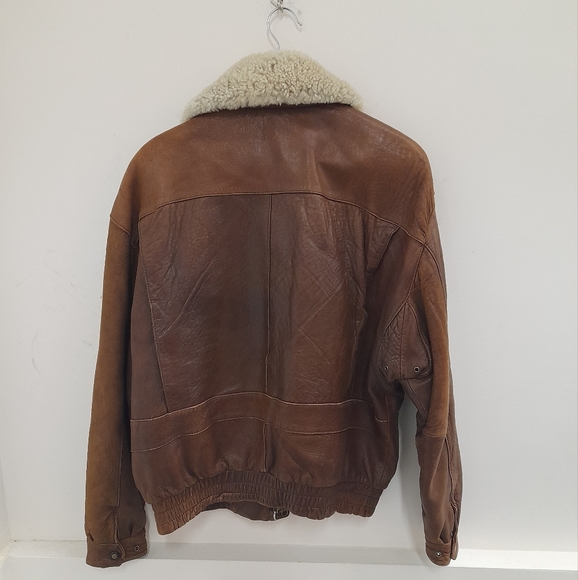 🚨🚨SOLD🚨🚨Vintage 90's Men's Aviator Style Jacket - Picture 2 of 12
